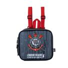 Kit Mochila Com Carrinho Lancheira Térmica e Estojo Duplo Corinthians Timão