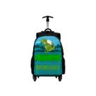 Kit Mochila Com Carrinho + Lancheira Térmica + Estojo Personalizado Personagem Bolsa Escolar Infantil Reforçada Ajustável