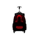 Kit Mochila Com Carrinho + Lancheira Térmica + Estojo Personalizado Personagem Bolsa Escolar Infantil Reforçada Ajustável