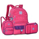 Kit Mochila com Lancheira 2 em 1 e Estojo Box Rebecca Bonbon