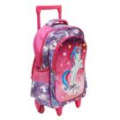 Kit Mochila Com Rodinhas E Lancheira + Estojo Magic Place