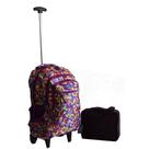 Kit Mochila Coração Love 2102 + Estojo Rodinhas Escolar Top