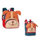 Kit Mochila Costas 13 e Lancheira Pets Cachorro Caramelo Clio - Clio Style