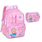 Kit Mochila Costas e Estojo Infantil Alice