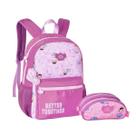 Kit Mochila Costas Meninas Tsum Tsum Juvenil Original 2026