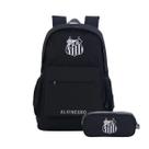 Kit Mochila Costas Santos E Estojo Duplo Masculino Esportivo