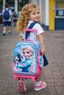 Kit Mochila da Frozen em 3D Princesas com Rodinhas + Lancheira Térmica + Estojo Escolar Alto Relevo