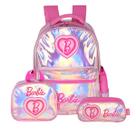 Kit Mochila De Costas Barbie Lancheira Estojo Triplo Passeio Kit Mochila De Costas Barbie Lancheira Estojo Triplo Passeio