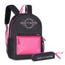 Kit Mochila de Costas C/ Estojo Make It Happen Juvenil Feminina Escolar - Clio Kit Mochila de Costas C/ Estojo Make It Happen Juvenil Feminina Escolar - Clio