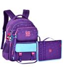 Kit Mochila De Costas Com Bolsa Destacável Rebecca Bonbon Estojo Fichário Pra 96 Pens Escolar Juvenil Volta Às Aulas Clio