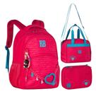 Kit Mochila de Costas Coração RB27010 + Lancheira + Estojo - Rebecca Bonbon Kit Mochila de Costas Coração RB27010 + Lancheira + Estojo - Rebecca Bonbon