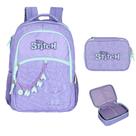 Kit Mochila De Costas Estojo Box Stitch Bordado Original