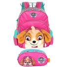 Kit Mochila De Costas Estojo Escolar Paw Patrol Pelúcia Kit Mochila De Costas Estojo Escolar Paw Patrol Pelúcia