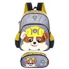 Kit Mochila De Costas Estojo Escolar Paw Patrol Pelúcia Kit Mochila De Costas Estojo Escolar Paw Patrol Pelúcia