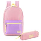 Kit Mochila De Costas Estojo Larissa Manoela Crinkle Luxcel