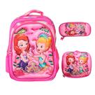 Kit Mochila De Costas Feminina Com Lancheira Térmica 3D