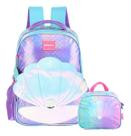 Kit Mochila de Costas Infantil + Lancheira IS41081UPKT Fundo do Mar Cor:Violeta Kit Mochila de Costas Infantil + Lancheira IS41081UPKT Fundo do Mar Cor:Violeta