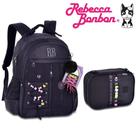 Kit Mochila de Costas Oficial Rebecca Coleção Beaded Fun Estilo Artesanal 17,5"