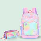 Kit Mochila de Costas Stitch Estojo Escolar Feminino Juvenil Rosa, Roxo ou Verde Pastel