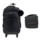 Kit Mochila de Rodinha 360 Lancheira Tactel 7140 - Juvenil