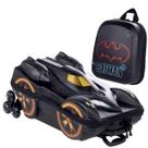 Kit Mochila de Rodinha 3D e Lancheira Batmovel Beware