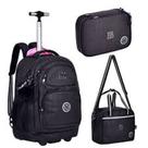 Kit mochila de rodinha com lancheira e estojo Rebecca Bonbon Kit mochila de rodinha com lancheira e estojo Rebecca Bonbon