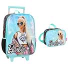 Kit Mochila de Rodinha e Lancheira Luxcel Barbie 39102 Kit Mochila de Rodinha e Lancheira Luxcel Barbie 39102