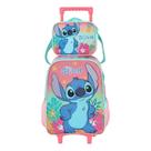 Kit Mochila de Rodinha e Lancheira Stitch e Angel Luxcel - Kit Mochila de Rodinha e Lancheira Stitch e Angel Luxcel -