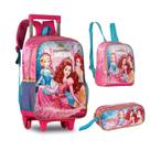 Kit mochila de rodinha escolar princesas mágicas clio Kit mochila de rodinha escolar princesas mágicas clio