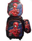 Kit mochila de rodinha homem aranha 43c jw09076 Kit mochila de rodinha homem aranha 43c jw09076