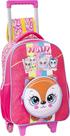 Kit Mochila de Rodinha Lancheira e Estojo Fluffy Yepp MIF5328 Cor:Rosa Kit Mochila de Rodinha Lancheira e Estojo Fluffy Yepp MIF5328 Cor:Rosa