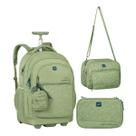 Kit Mochila De Rodinhas Alice Palucci Com Lancheira Térmica Regulável Estojo Box Pra 36 Pens Juvenil Volta Às Aulas Clio