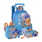 Kit Mochila De Rodinhas Bolofofos Lancheira Térmica Estojo Kit Mochila De Rodinhas Bolofofos Lancheira Térmica Estojo