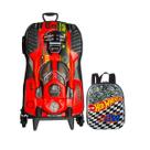 Kit Mochila De Rodinhas Hot Wheels Dune a Soar Lancheira 3D
