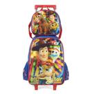 Kit Mochila de Rodinhas Luxcel Toy Story Vermelho