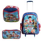 Kit mochila de rodinhas pequena safari creche infantil escolar criança a partir de 1 ano bolsa zoo Kit mochila de rodinhas pequena safari creche infantil escolar criança a partir de 1 ano bolsa zoo