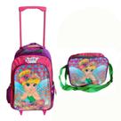Kit mochila de rodinhas scarlett - rocie