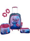 Kit mochila de rodinhas skye patrulha canina infantil escolar meninas aula Kit mochila de rodinhas skye patrulha canina infantil escolar meninas aula