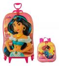Kit mochila diplomata 3d jasmine com lancheira