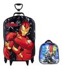 Kit mochila diplomata maxtoy 3d homem de ferro com lacheira Kit mochila diplomata maxtoy 3d homem de ferro com lacheira