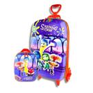 Kit Mochila Divertidamente Sala Controle Lancheira Escolar