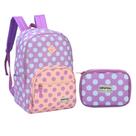 Kit Mochila e Estojo Duplo Juvenil Up4You Póa 47061-64
