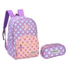 Kit Mochila e Estojo Duplo Juvenil Up4You Póa 47061-65