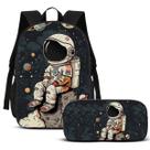 Kit Mochila e Estojo Escolar Astronauta 4 Volta as Aulas