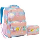 Kit Mochila e Estojo Escolar Juvenil Patches Feminina