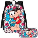 Kit Mochila e Estojo Escolar Mônica Volta as Aulas Kit Mochila e Estojo Escolar Mônica Volta as Aulas