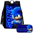 Kit Mochila e Estojo Escolar Sonic Volta as Aulas Kit Mochila e Estojo Escolar Sonic Volta as Aulas