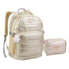 Kit Mochila e Estojo Juvenil Bolso Notebook Lorena