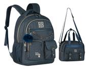 Kit Mochila E Lancheira Rebecca Bonbon Jeans Menina Oficial Kit Mochila E Lancheira Rebecca Bonbon Jeans Menina Oficial
