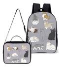 Kit Mochila E Lancheira Termica Escolar Tema Gatinhos Gato Kit Mochila E Lancheira Termica Escolar Tema Gatinhos Gato